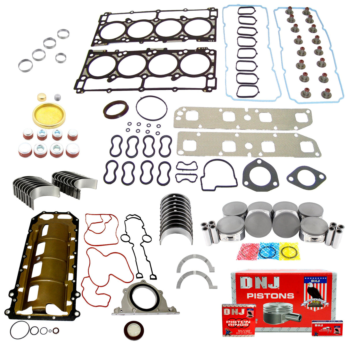 DNJ Engine Rebuild Kit 2007-2008 Chrysler, Dodge, Jeep 5.7L