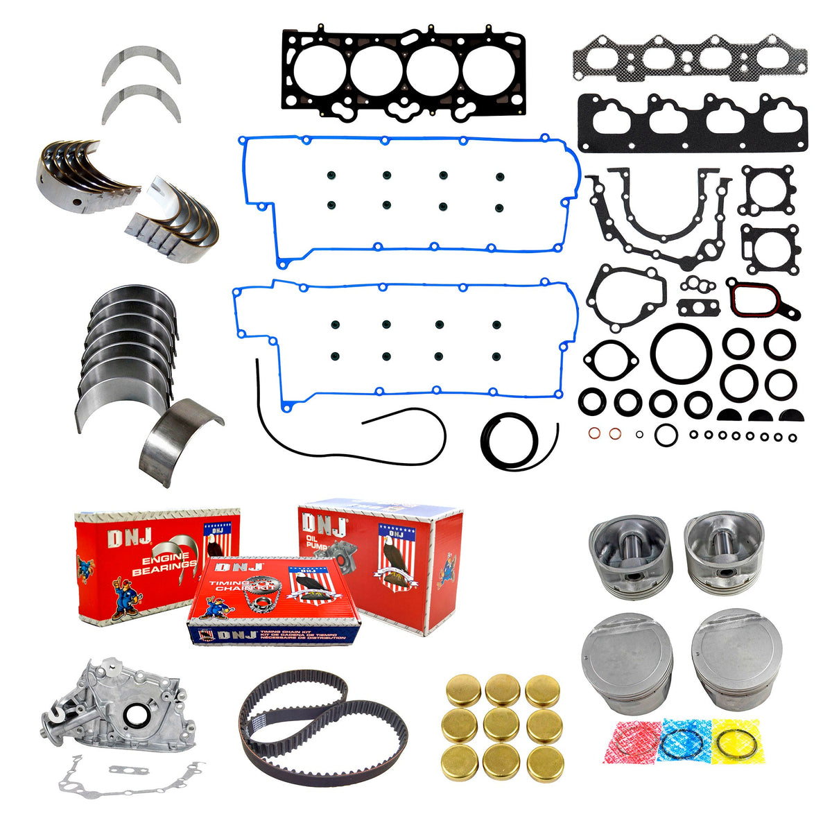 DNJ Master Engine Rebuild Kit 2004-2012 Hyundai, Kia 2.0L