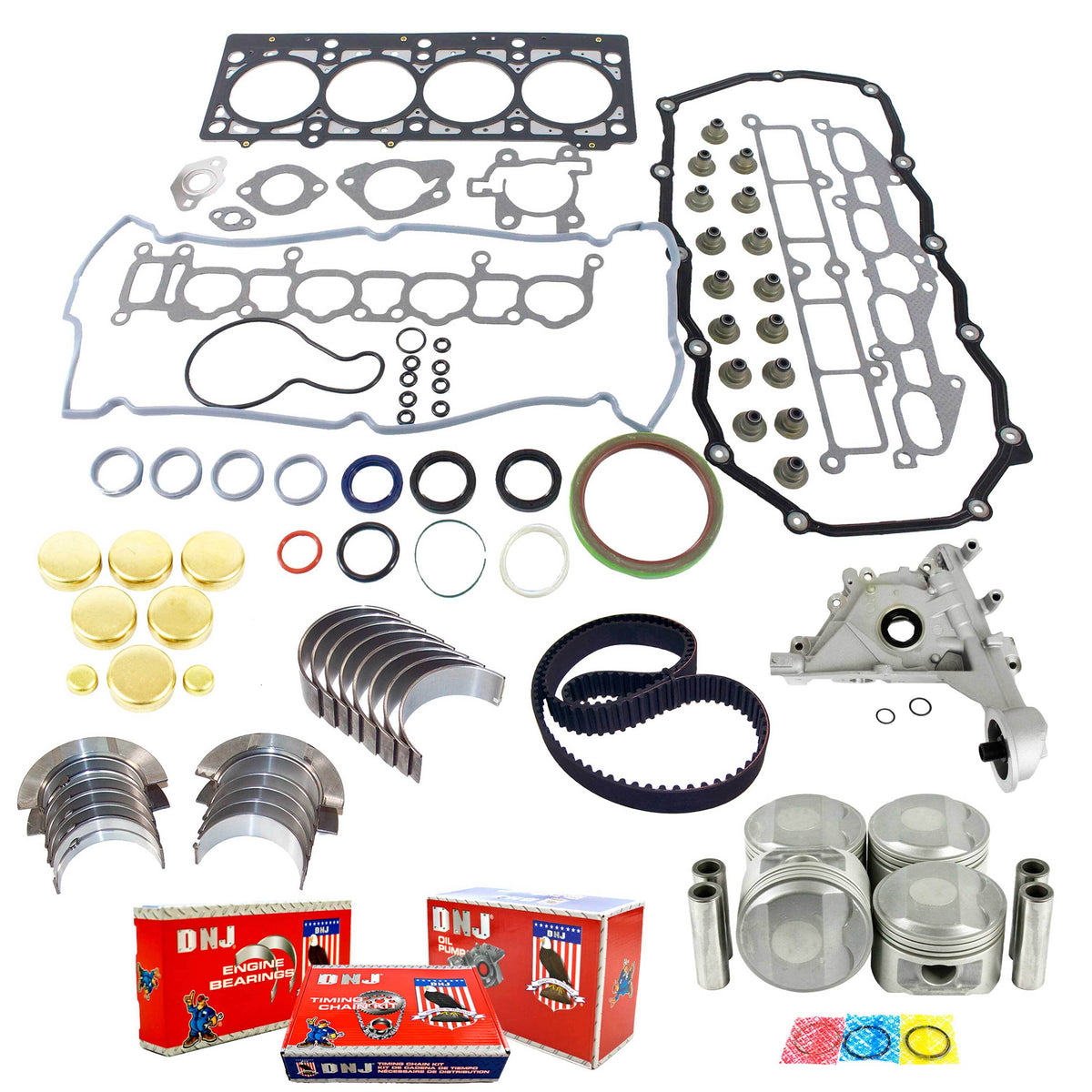Master Engine Rebuild Kit 1995-1996 Chrysler, Dodge, Plymouth 2.4L