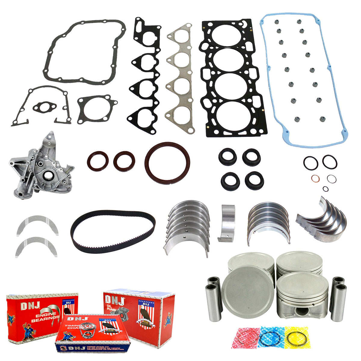 DNJ Master Engine Rebuild Kit 2002-2007 Mitsubishi 2.0L