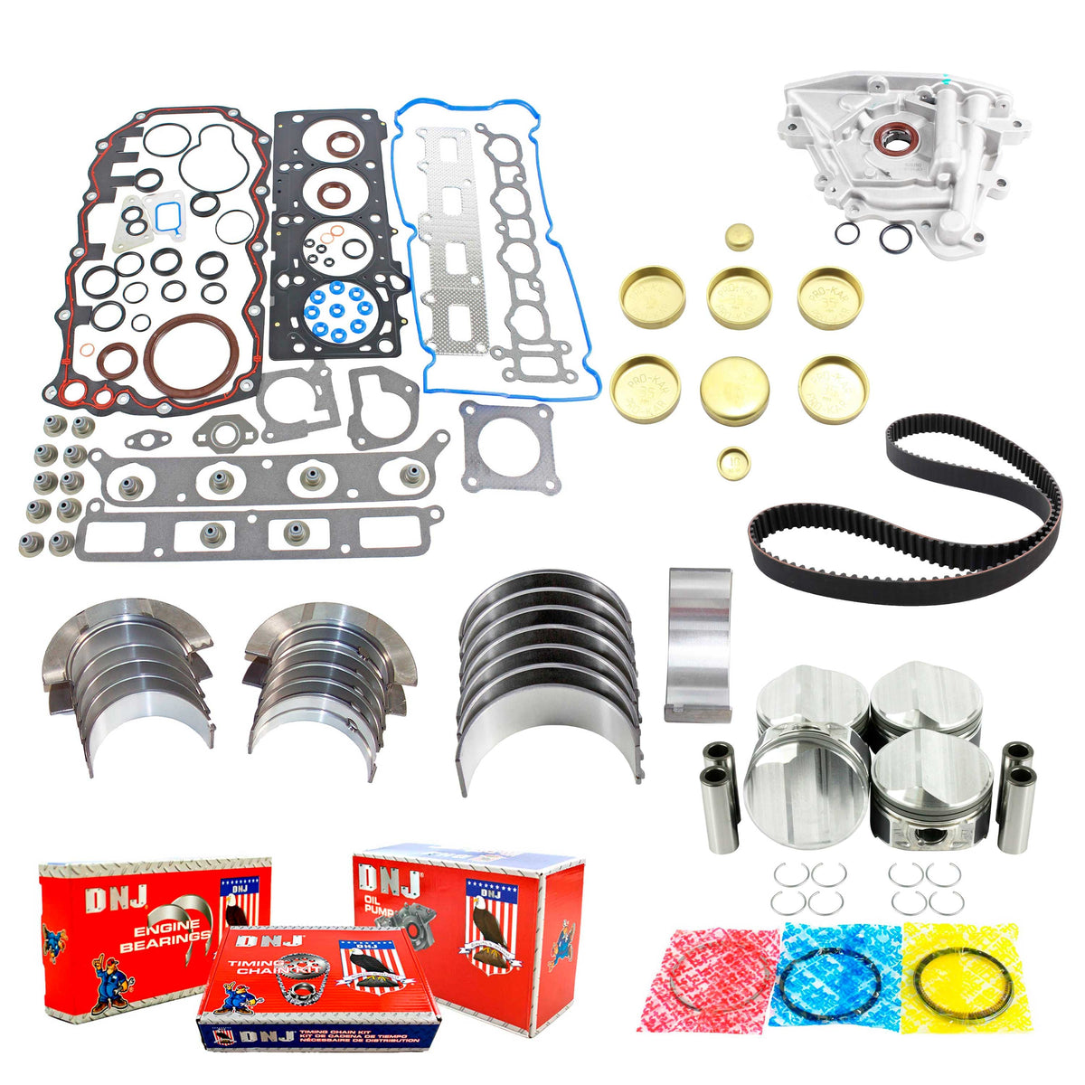 DNJ Master Engine Rebuild Kit 2003-2009 Chrysler, Dodge 2.4L