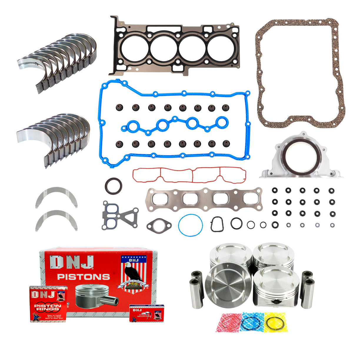 DNJ Engine Rebuild Kit 2007-2020 Chrysler, Dodge, Jeep 2.4L