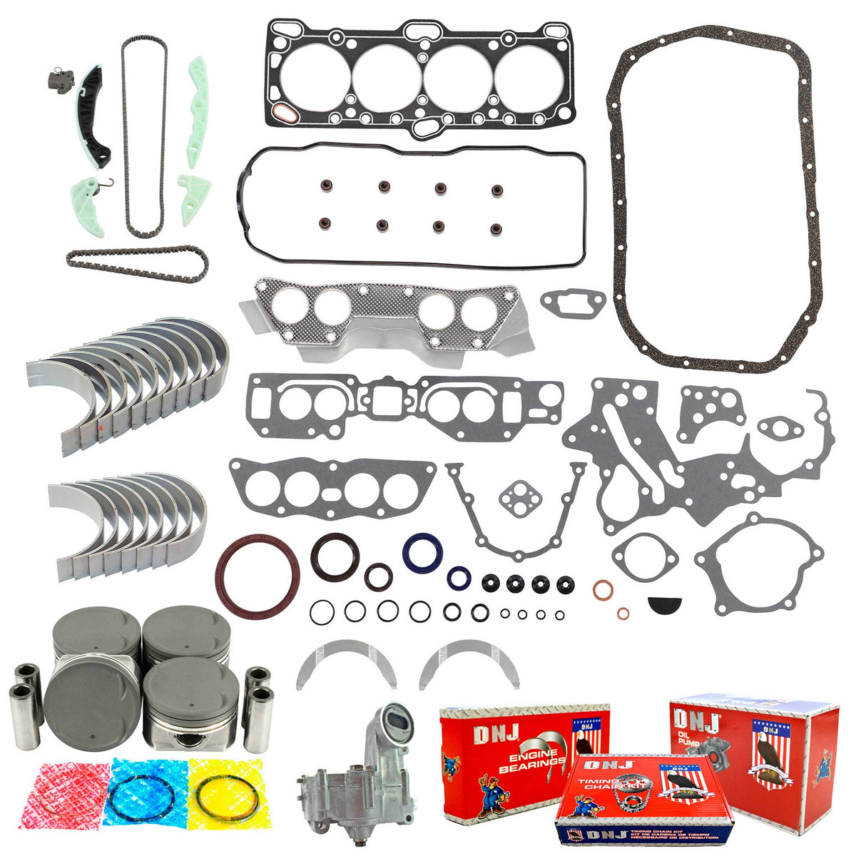 DNJ Master Engine Rebuild Kit 2008-2015 Mitsubishi 2.0L