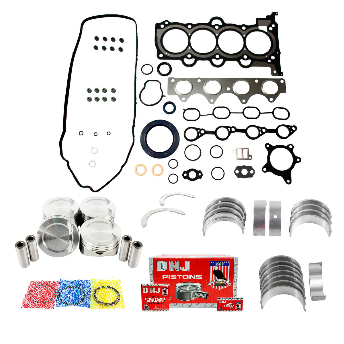 DNJ Engine Rebuild Kit 2010-2011 Kia 1.6L