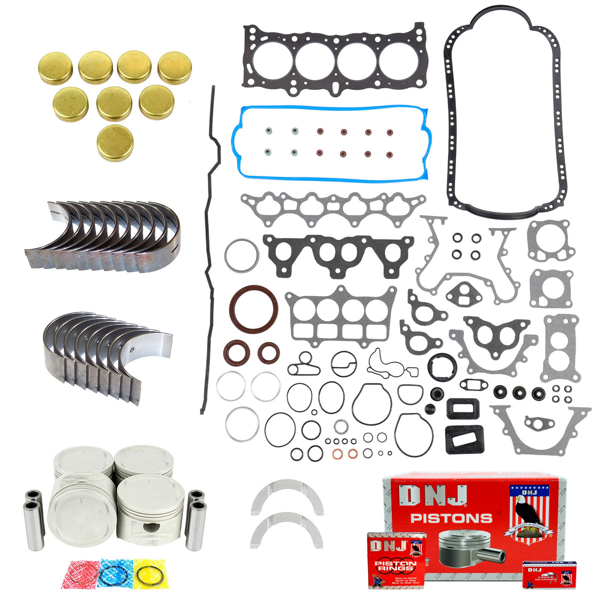 DNJ Engine Rebuild Kit 1985-1989 Honda 2.0L
