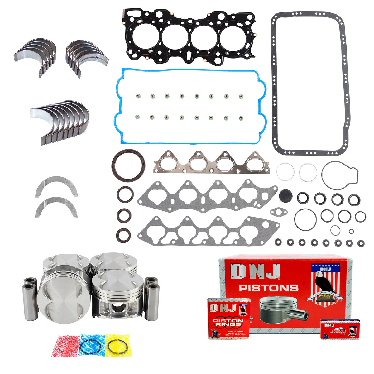 DNJ Engine Rebuild Kit 1994-2001 Acura 1.8L