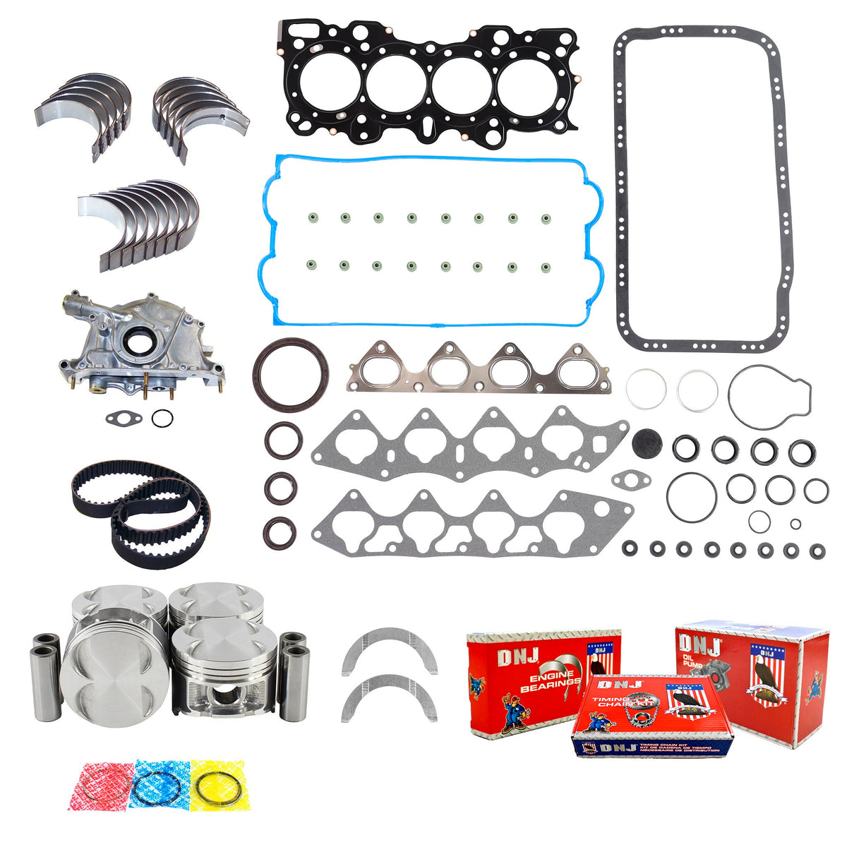 DNJ Master Engine Rebuild Kit 1994-1995 Acura 1.8L