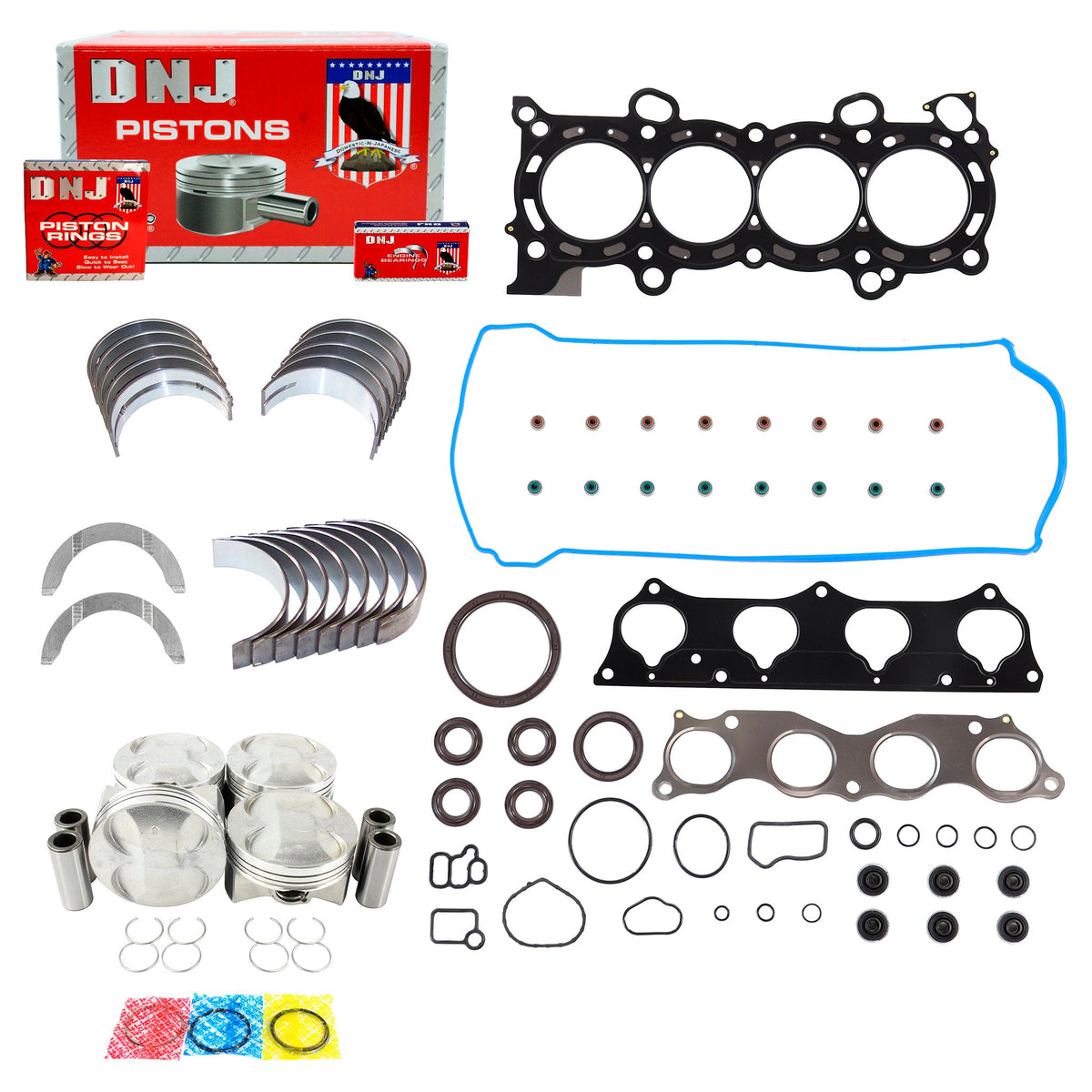 DNJ Engine Rebuild Kit 2002-2006 Acura 2.0L