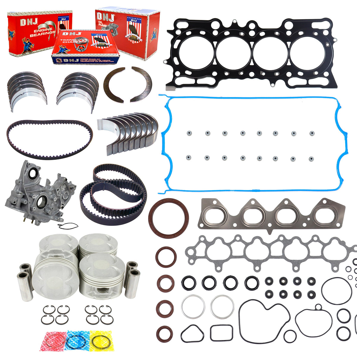 DNJ Master Engine Rebuild Kit 1997 Honda 2.2L
