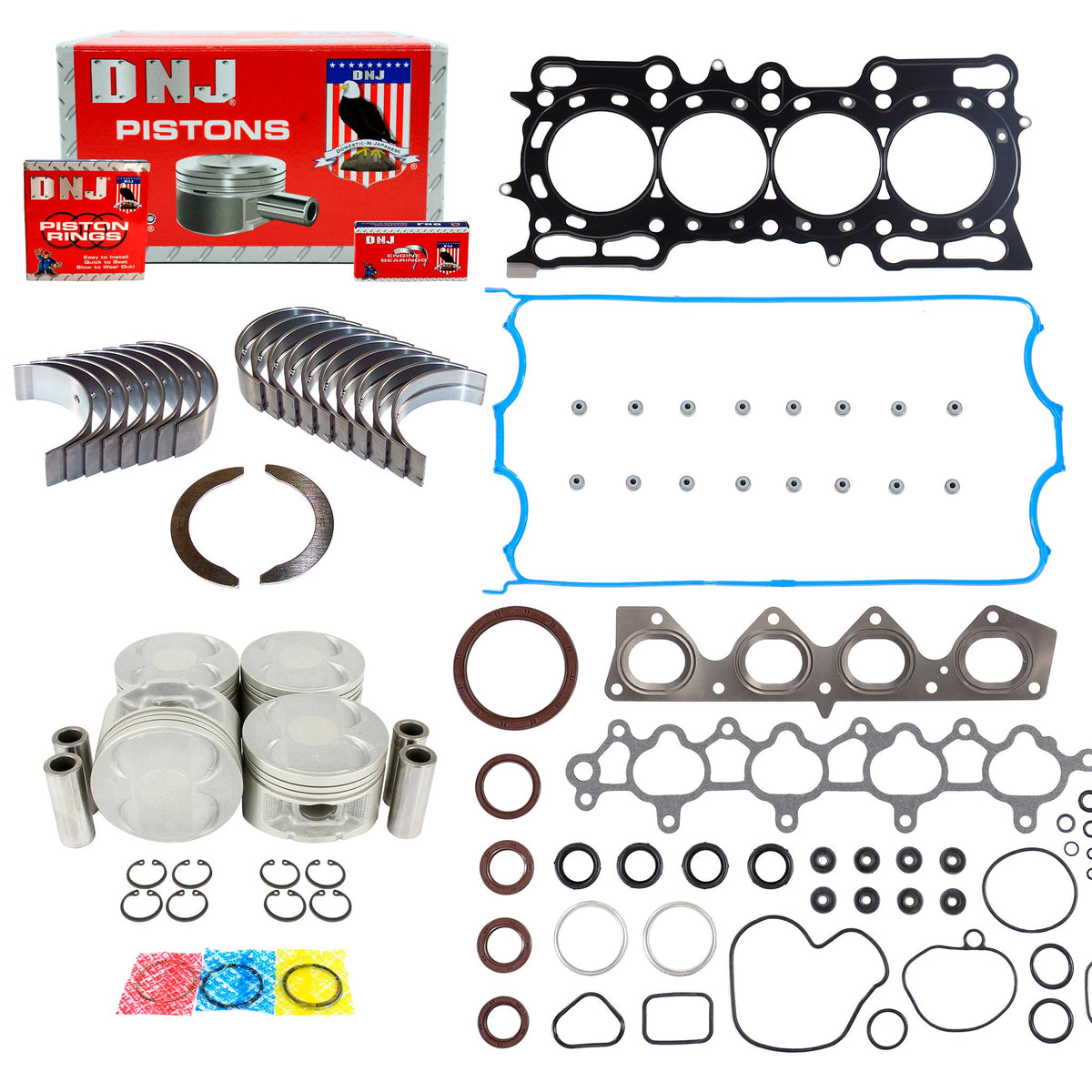 DNJ Engine Rebuild Kit 1998-2001 Honda 2.2L