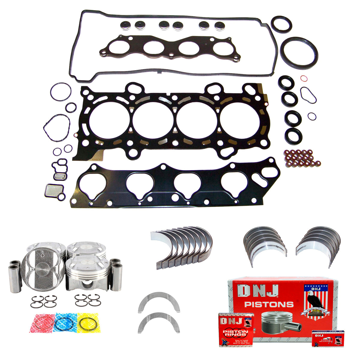 DNJ Engine Rebuild Kit 2004-2008 Acura 2.4L
