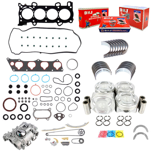 DNJ Master Engine Rebuild Kit 2008-2011 Honda 2.4L L4