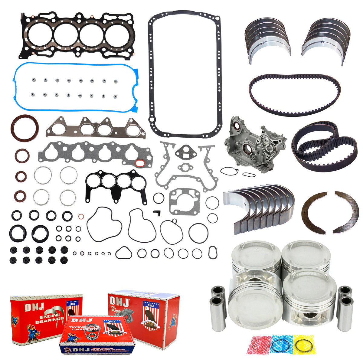 DNJ Master Engine Rebuild Kit 1996-1997 Honda, Isuzu 2.2L