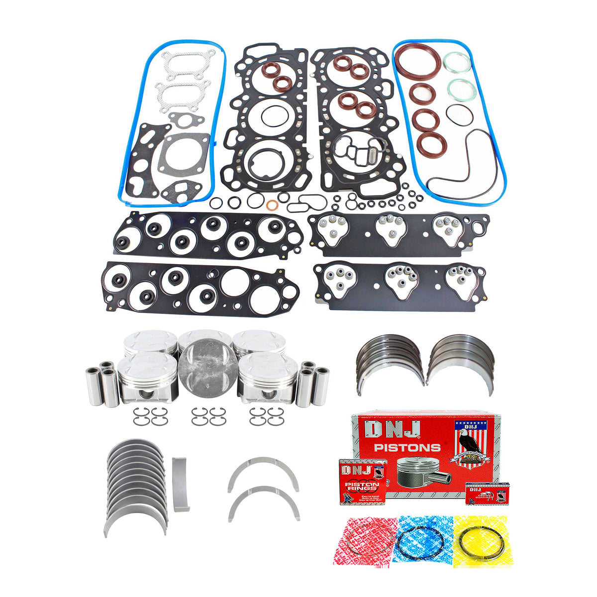 DNJ Engine Rebuild Kit 2005-2008 Honda 3.5L