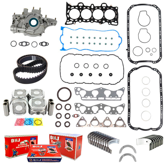 DNJ Master Engine Rebuild Kit 1996-2000 Honda Civic & Civic Del Sol 1.6L L4