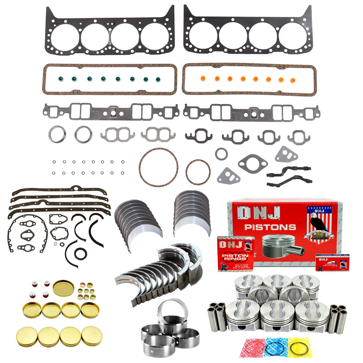 DNJ Engine Rebuild Kit 1981-1985 Chevrolet, GMC 5.7L