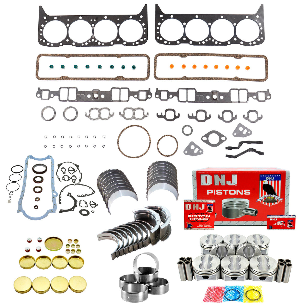 DNJ Engine Rebuild Kit 1986 Chevrolet, GMC 5.7L