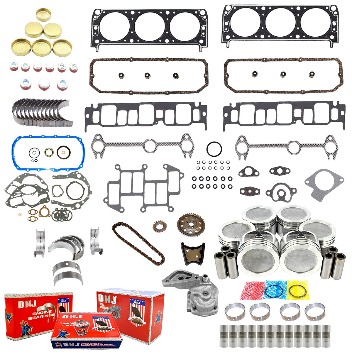 DNJ Master Engine Rebuild Kit 1993-1995 Chevrolet, Pontiac 3.4L