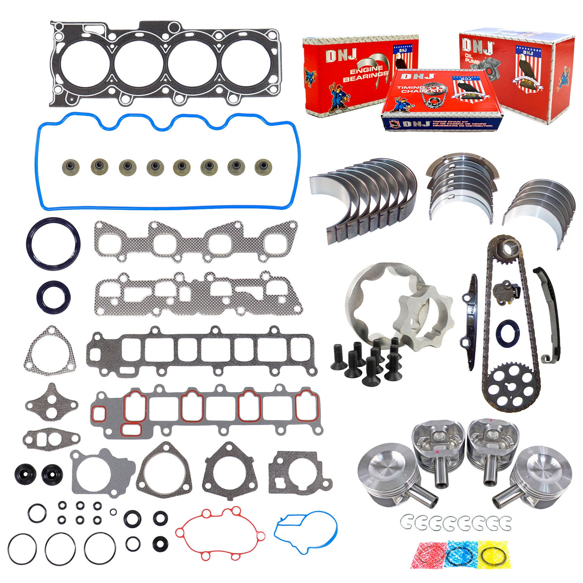 DNJ Master Engine Rebuild Kit 1991-1998 Saturn 1.9L