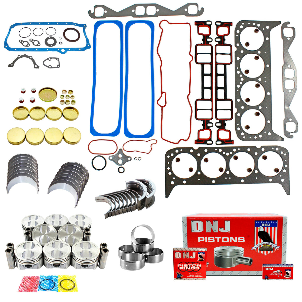 DNJ Engine Rebuild Kit 1996-2002 Chevrolet, GMC 5.0L