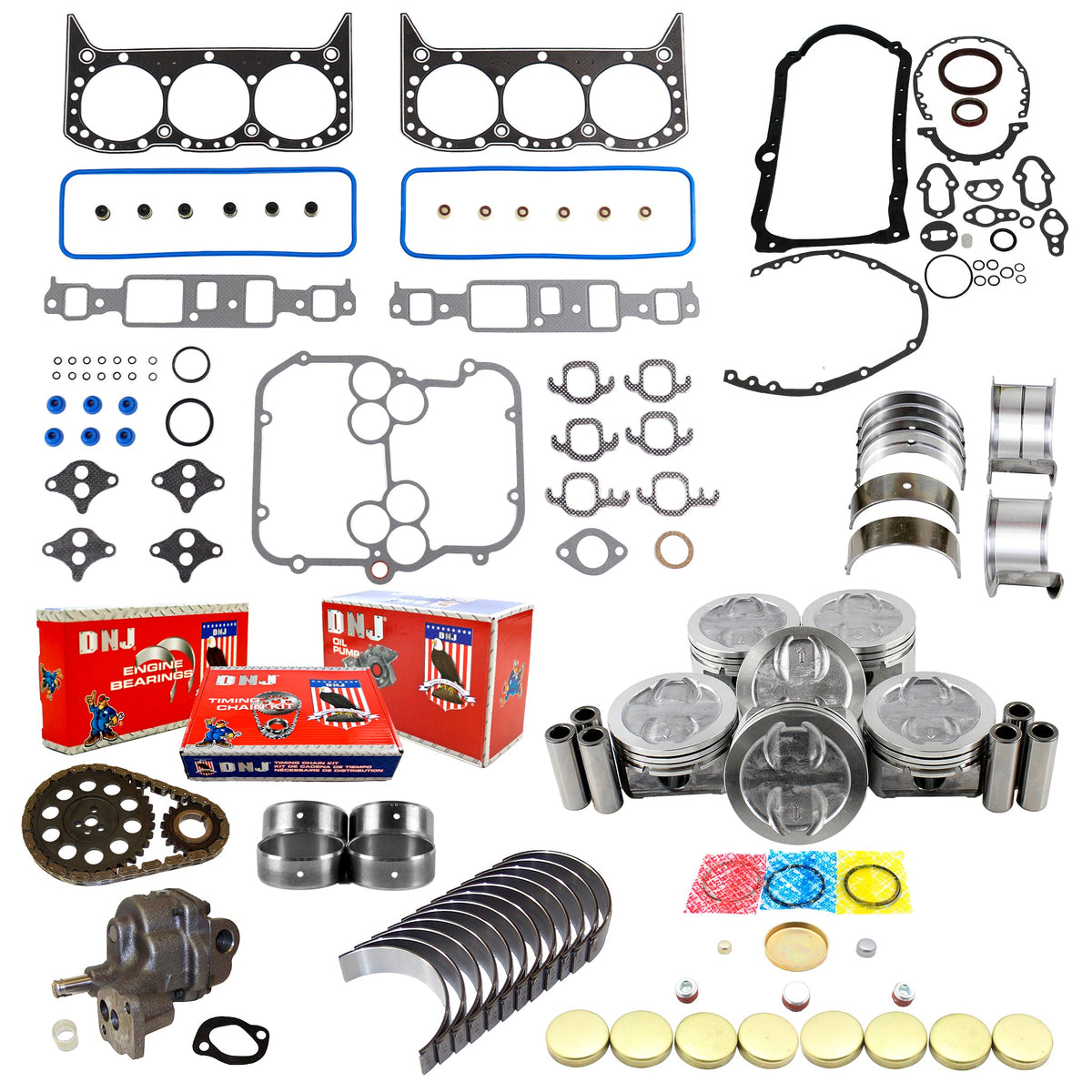 DNJ Master Engine Rebuild Kit 1994-1995 Chevrolet, GMC, Oldsmobile 4.3L