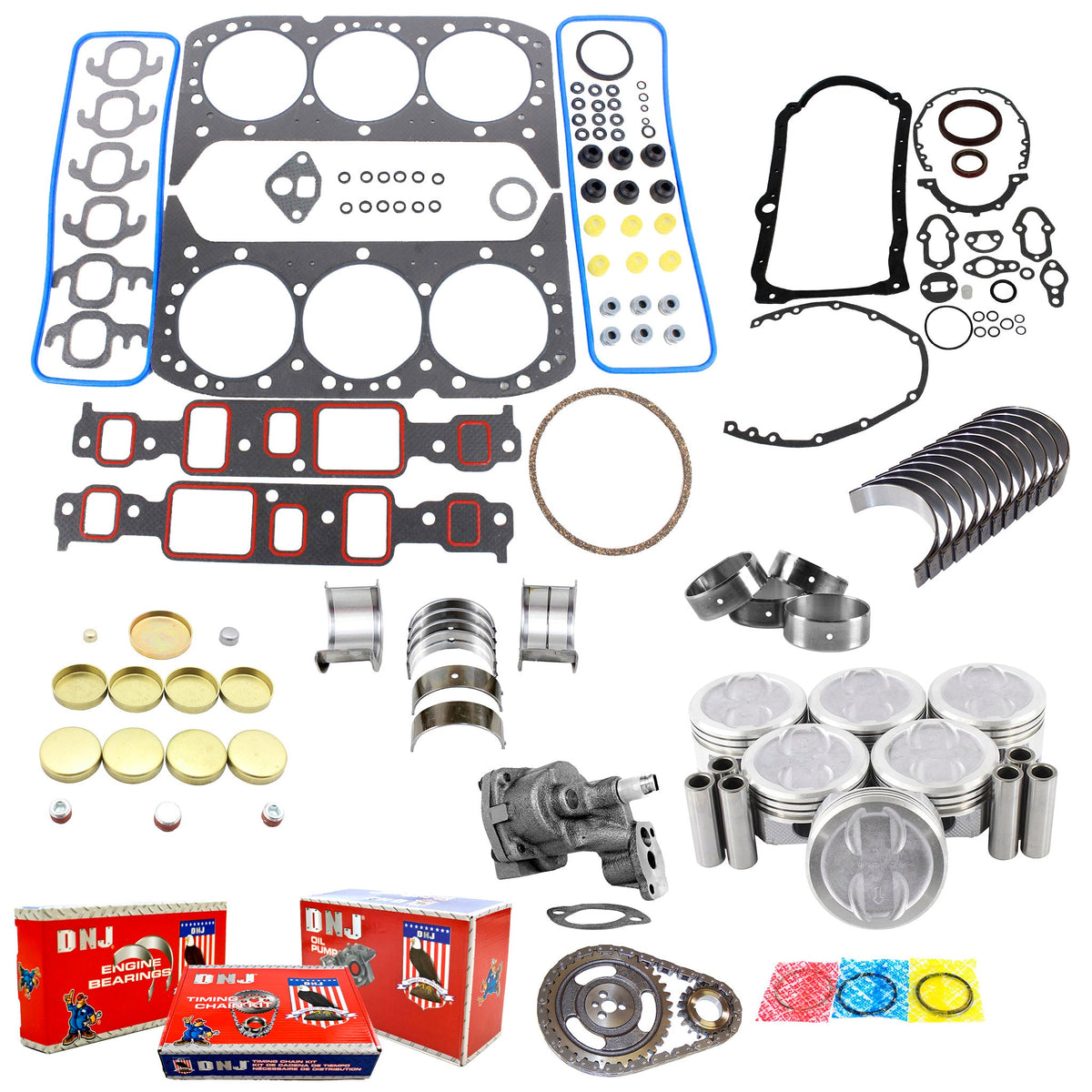 DNJ Master Engine Rebuild Kit 1994-1996 Chevrolet, GMC 4.3L