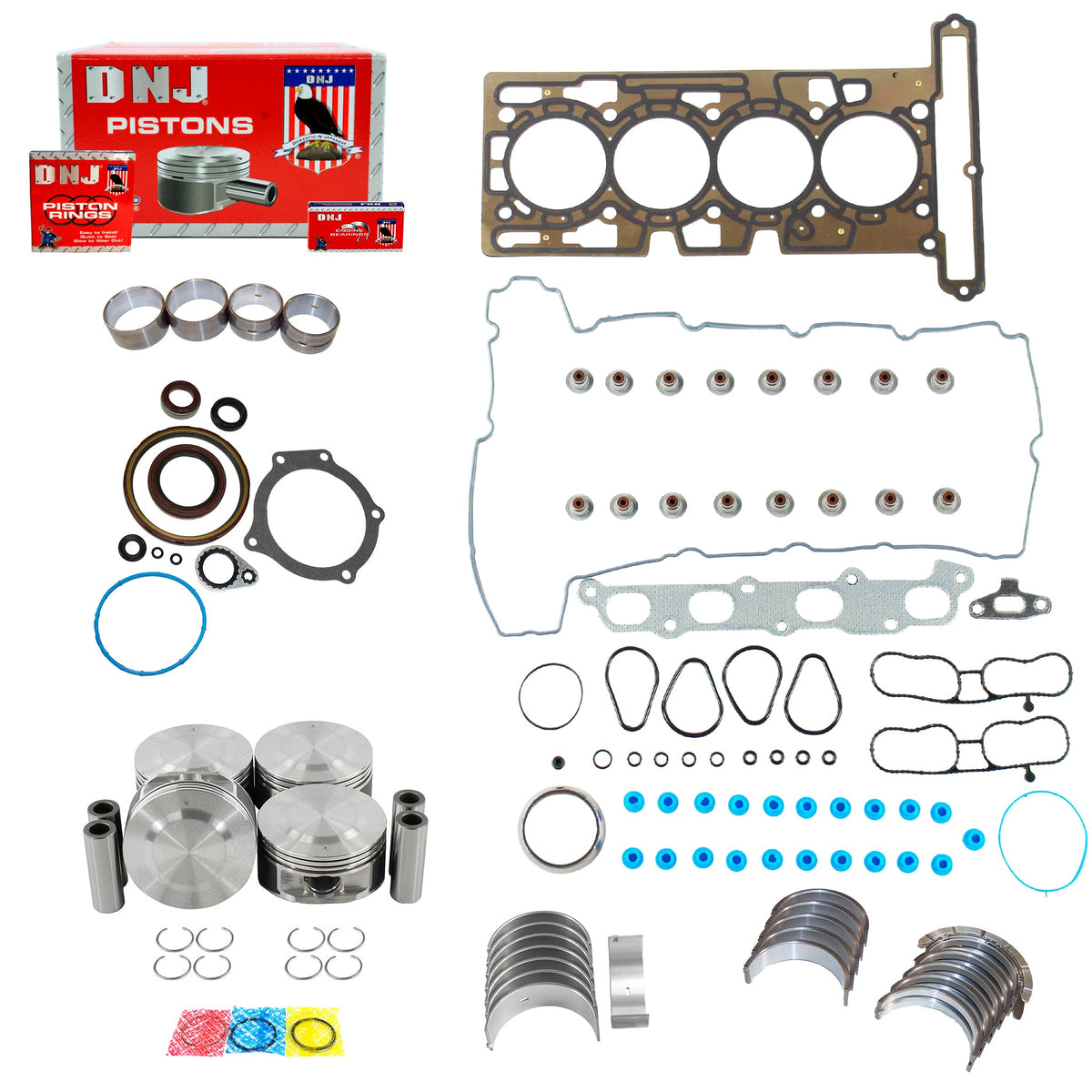DNJ Engine Rebuild Kit 2004-2006 Chevrolet, GMC, Isuzu 2.8L