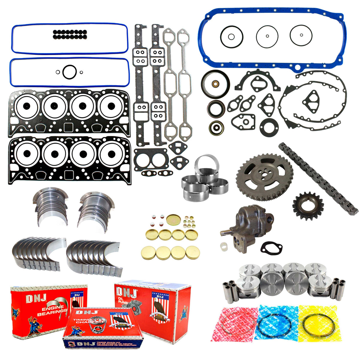 DNJ Master Engine Rebuild Kit 1995-1996 Chevrolet 5.7L