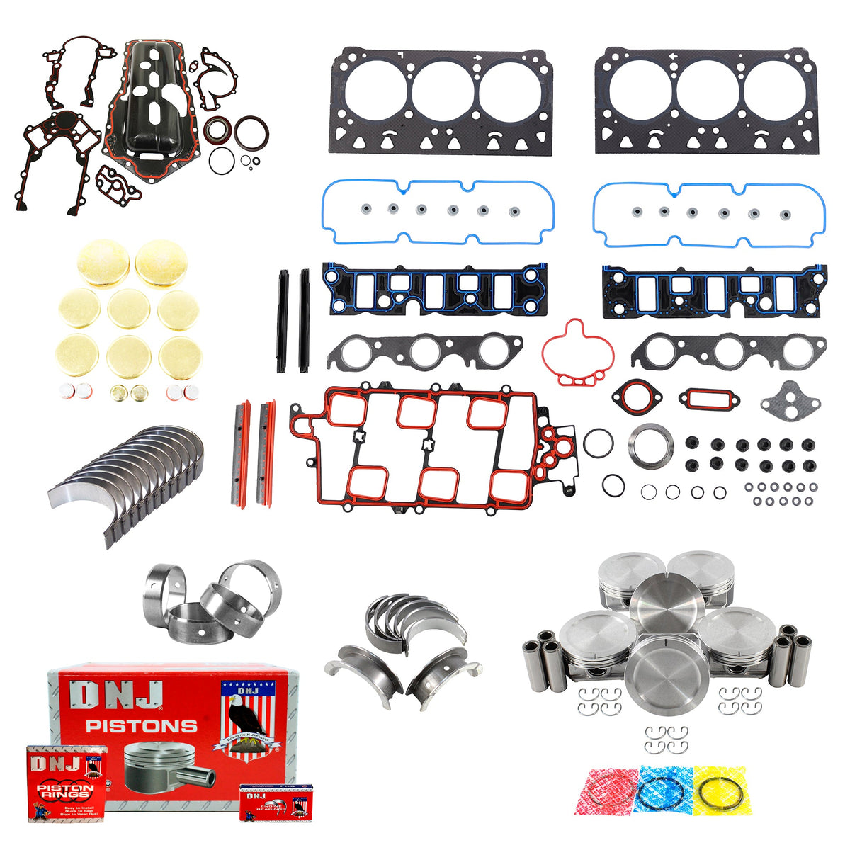 DNJ Engine Rebuild Kit 1996-1997 Buick, Oldsmobile, Pontiac 3.8L