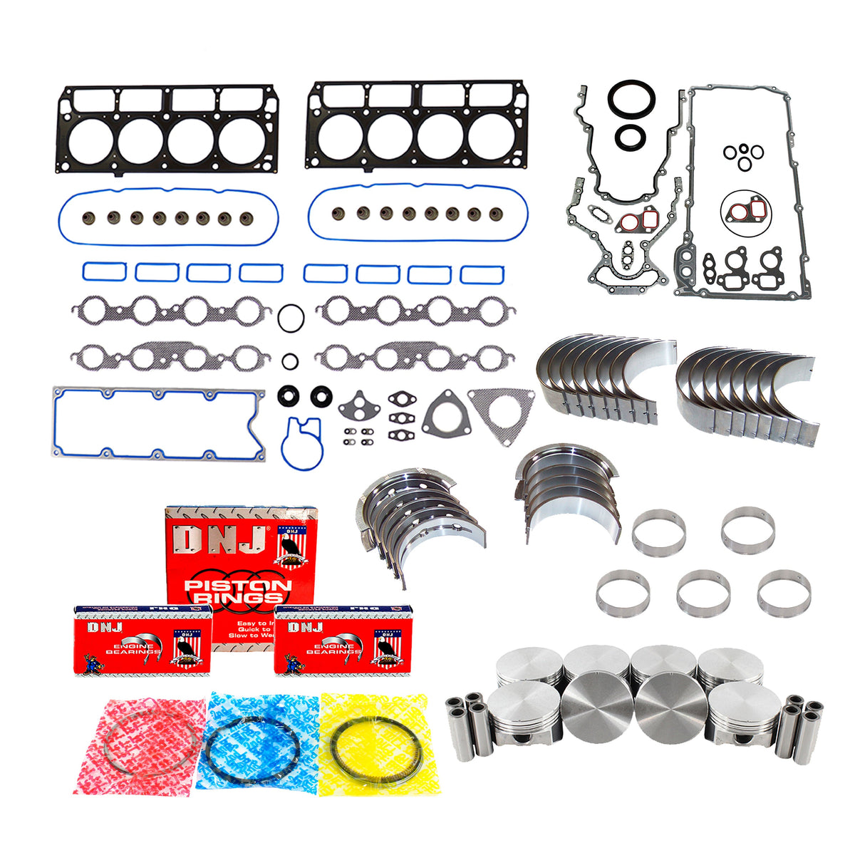DNJ Engine Rebuild Kit 2004 Cadillac, Chevrolet, Pontiac 5.7L