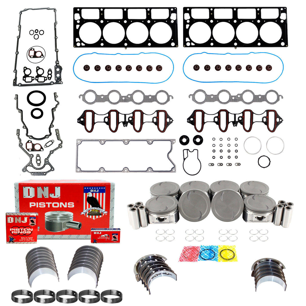 DNJ Engine Rebuild Kit 2006-2007 Chevrolet, GMC, Hummer 6.0L