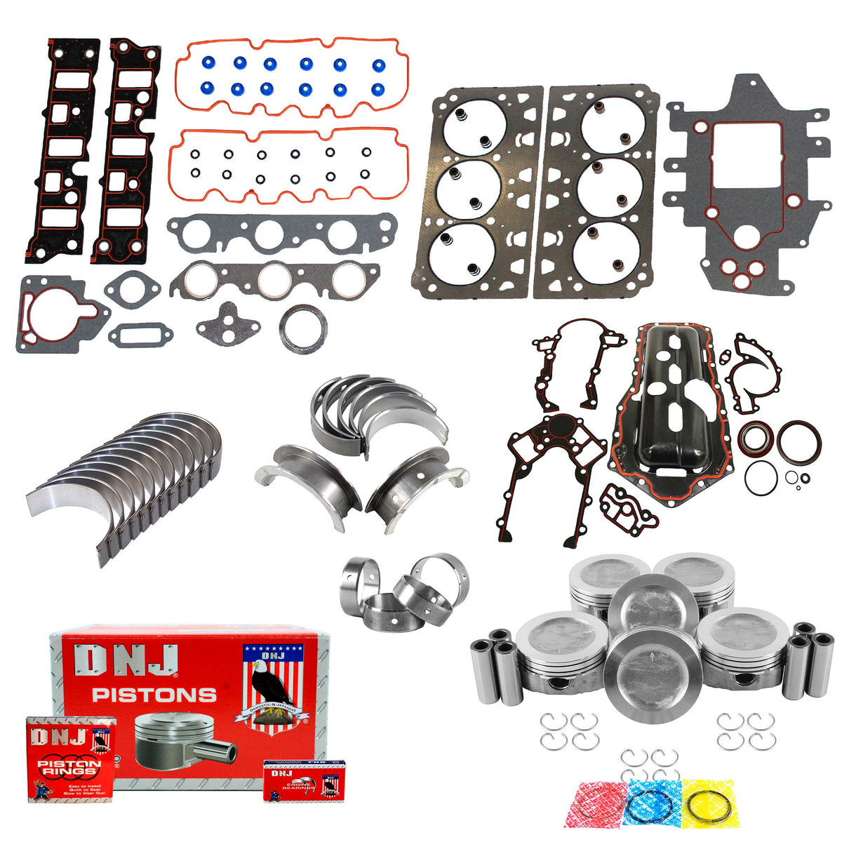 DNJ Engine Rebuild Kit 1996-1997 Buick, Oldsmobile, Pontiac 3.8L