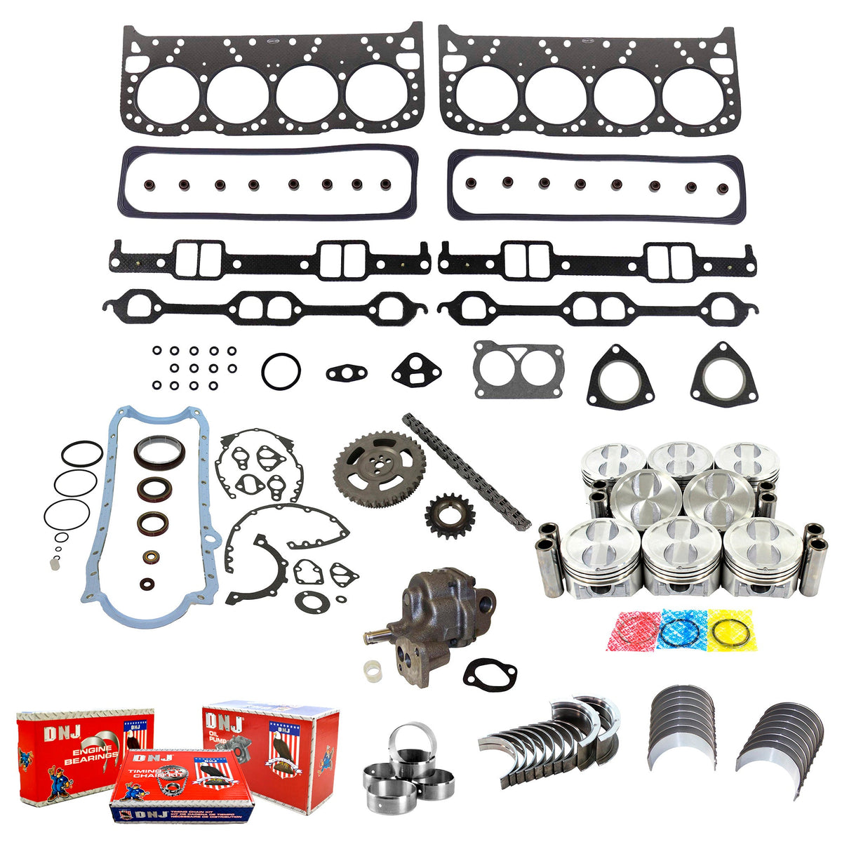 DNJ Master Engine Rebuild Kit 1996 Chevrolet 4.3L