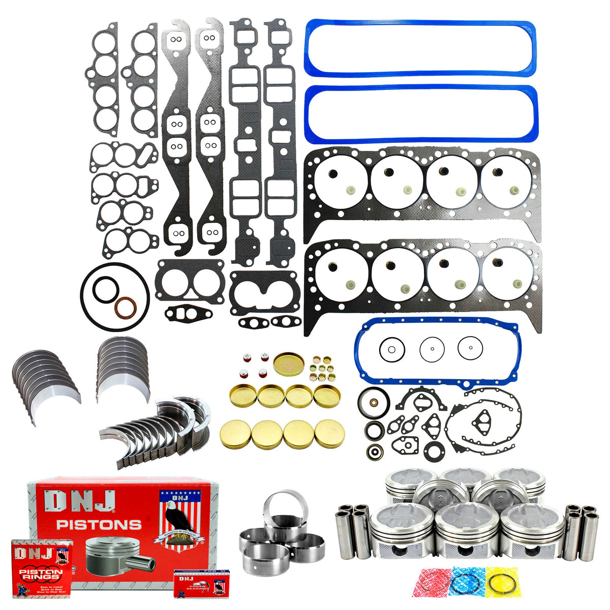 DNJ Engine Rebuild Kit 1986-1990 Chevrolet 5.7L
