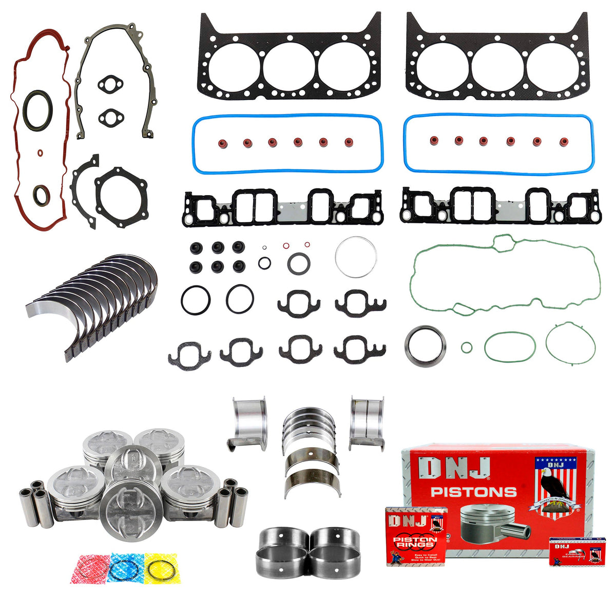 DNJ Engine Rebuild Kit 2007-2014 Chevrolet, GMC 4.3L
