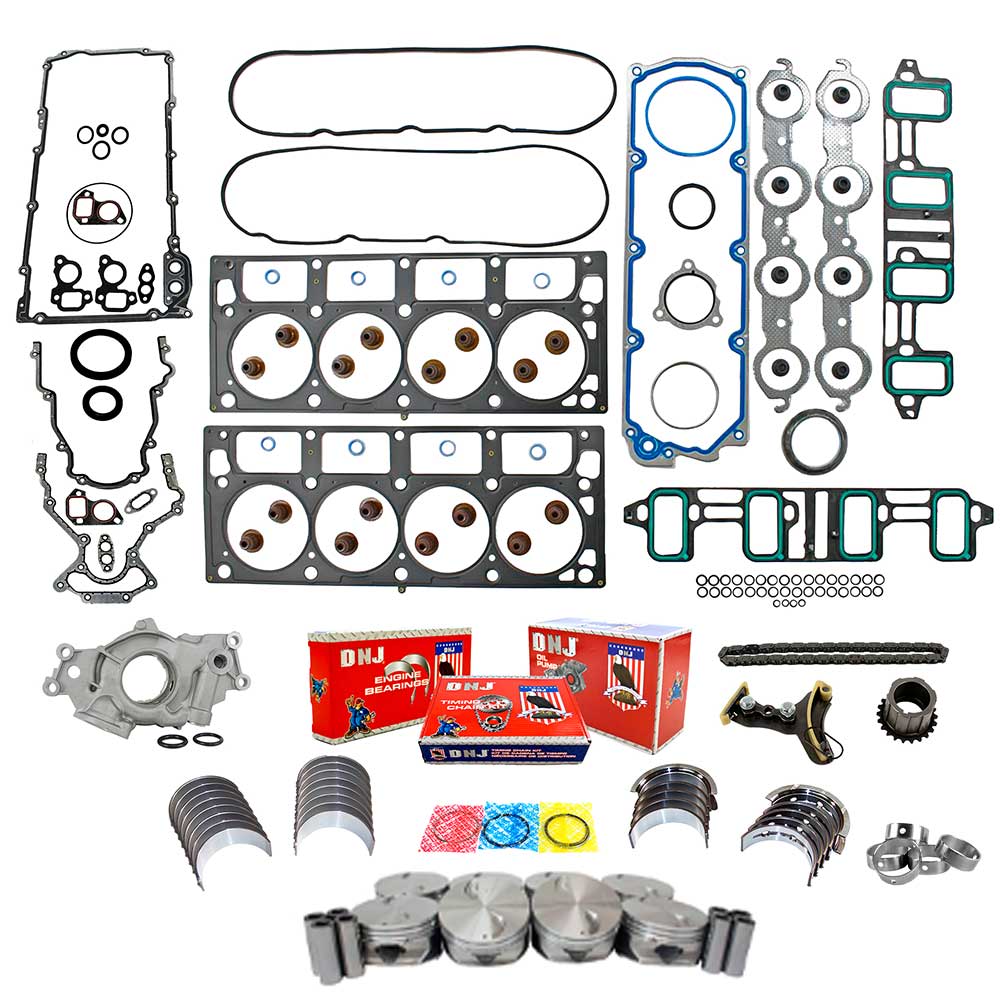 DNJ Master Engine Rebuild Kit 2010-2013 Chevrolet, GMC 6.2L