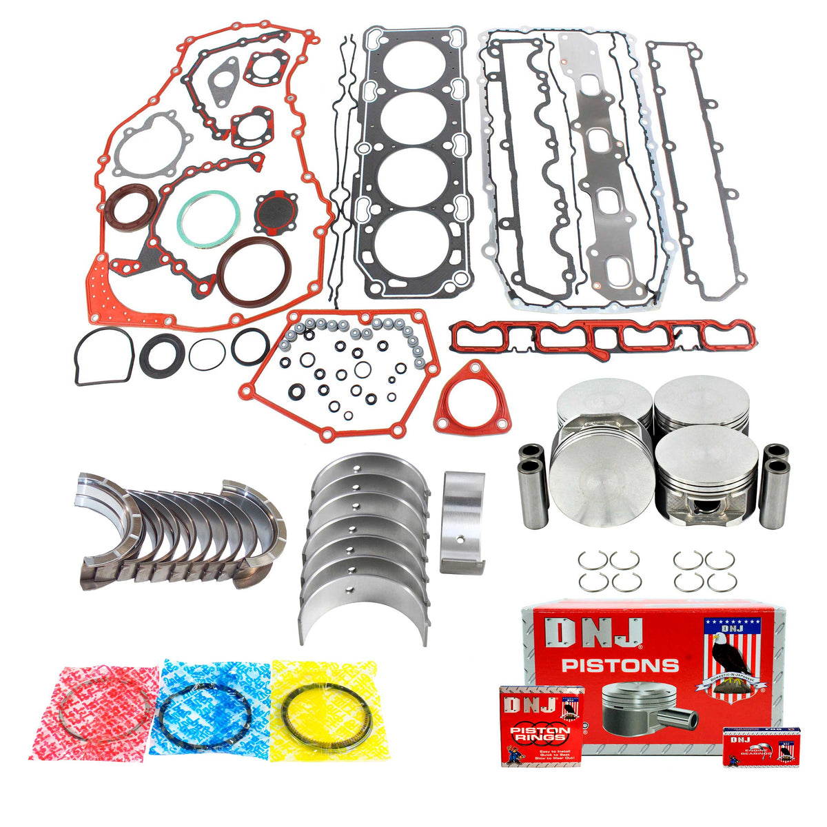 DNJ Engine Rebuild Kit 1999-2002 Chevrolet, Oldsmobile, Pontiac 2.4L