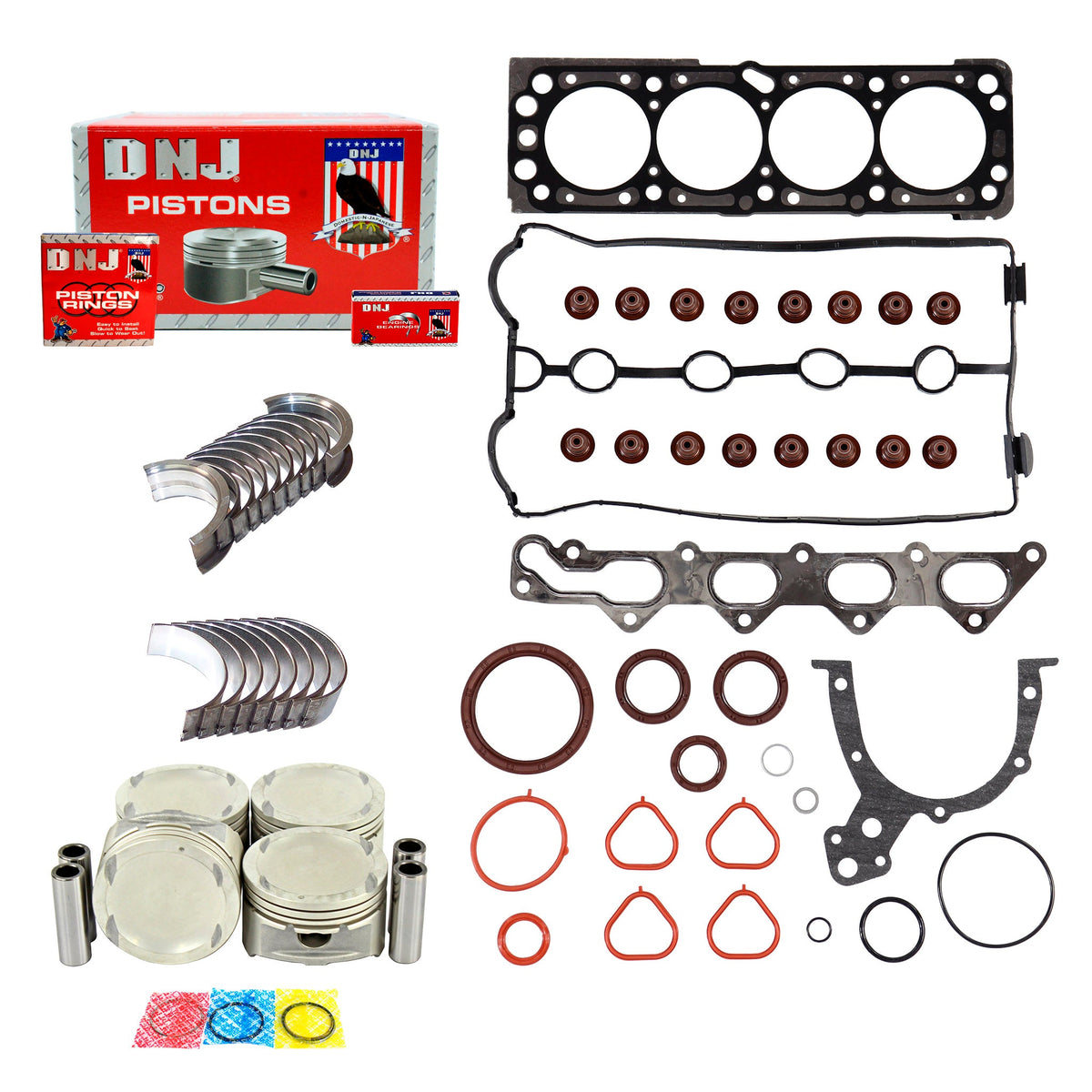 DNJ Engine Rebuild Kit 2006-2008 Chevrolet 1.6L