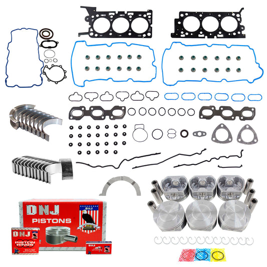 DNJ Engine Rebuild Kit 2007-2008 Ford, Mazda, Mercury 3.0L
