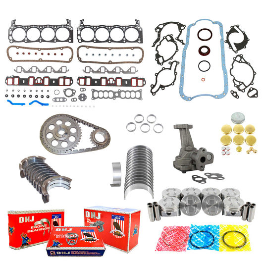 DNJ Master Engine Rebuild Kit 1986-1988 Ford, Lincoln, Mercury 5.0L