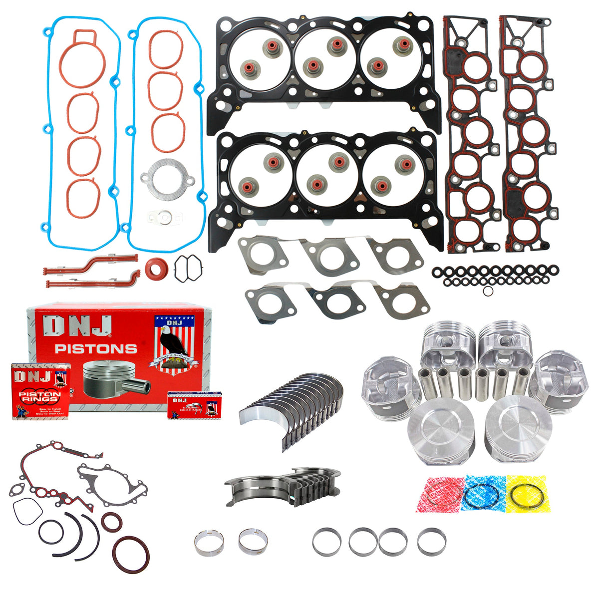 DNJ Engine Rebuild Kit 2005-2007 Ford 3.9L