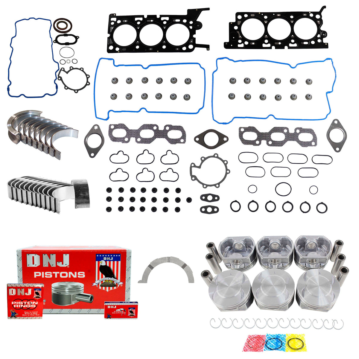 DNJ Engine Rebuild Kit 2004 Mazda 3.0L