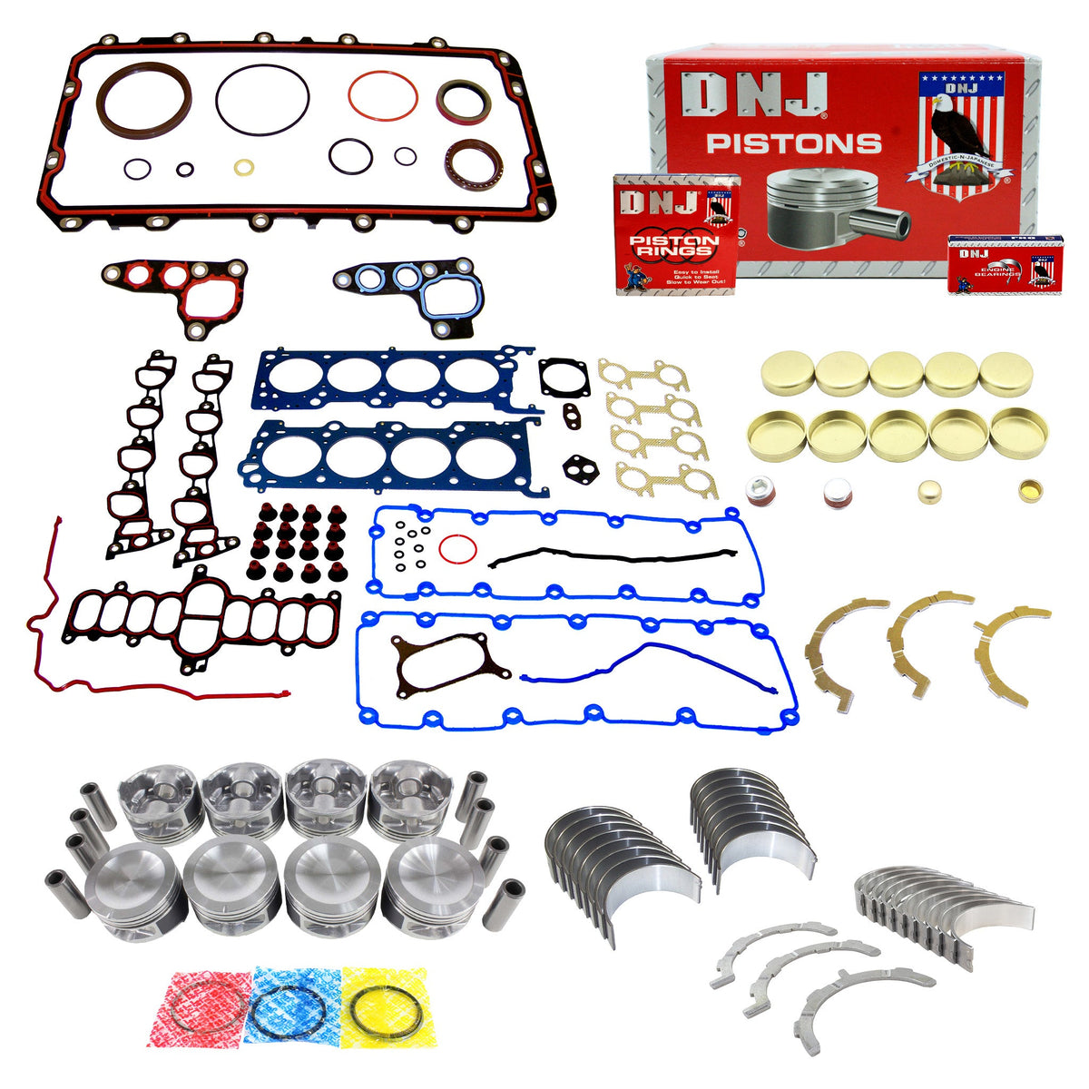 DNJ Engine Rebuild Kit 1999 Ford 4.6L
