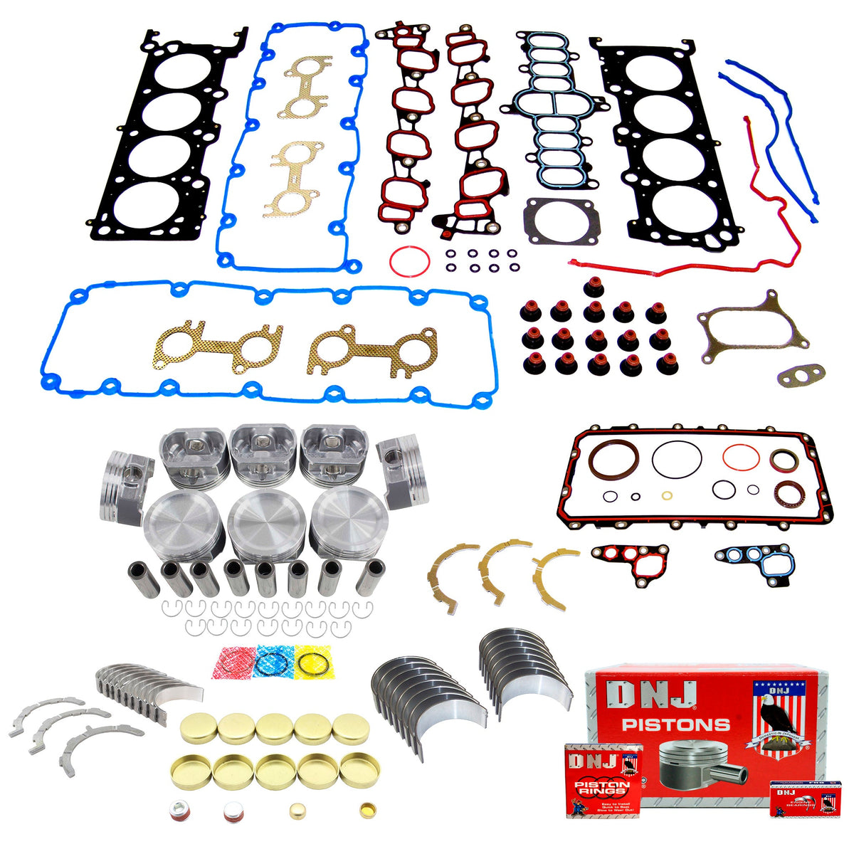 DNJ Engine Rebuild Kit 2000 Ford 4.6L