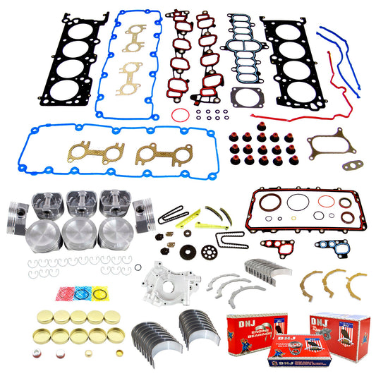 DNJ Master Engine Rebuild Kit 2000 Ford 4.6L