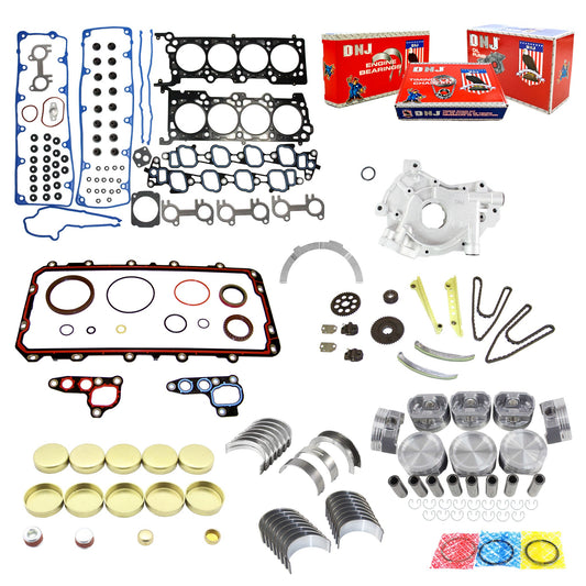 DNJ Master Engine Rebuild Kit 2002 Ford, Mercury 4.6L