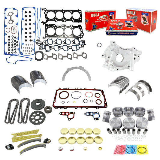 DNJ Master Engine Rebuild Kit 2002-2008 Ford, Lincoln, Mercury 4.6L
