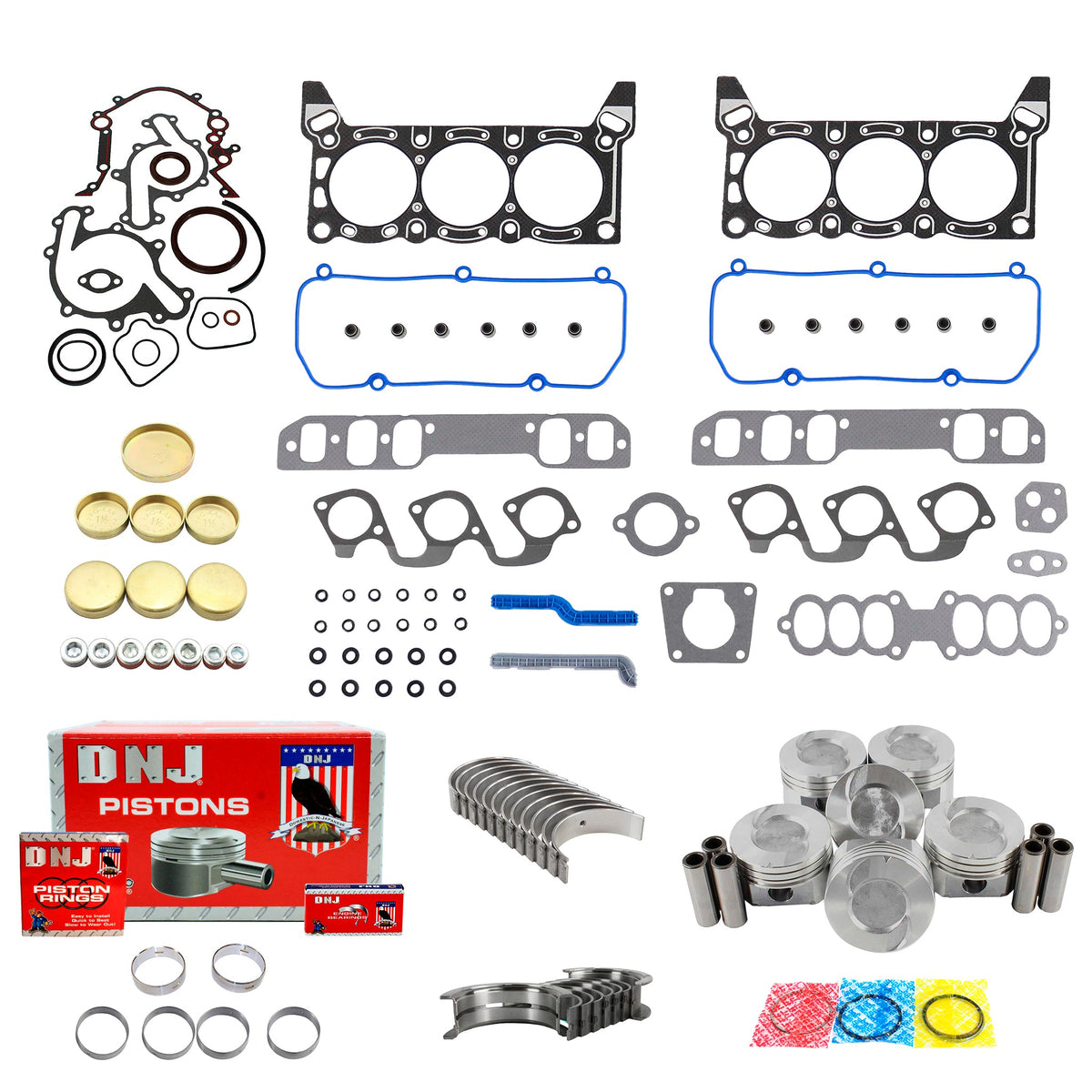 DNJ Engine Rebuild Kit 1994-1995 Ford 3.8L
