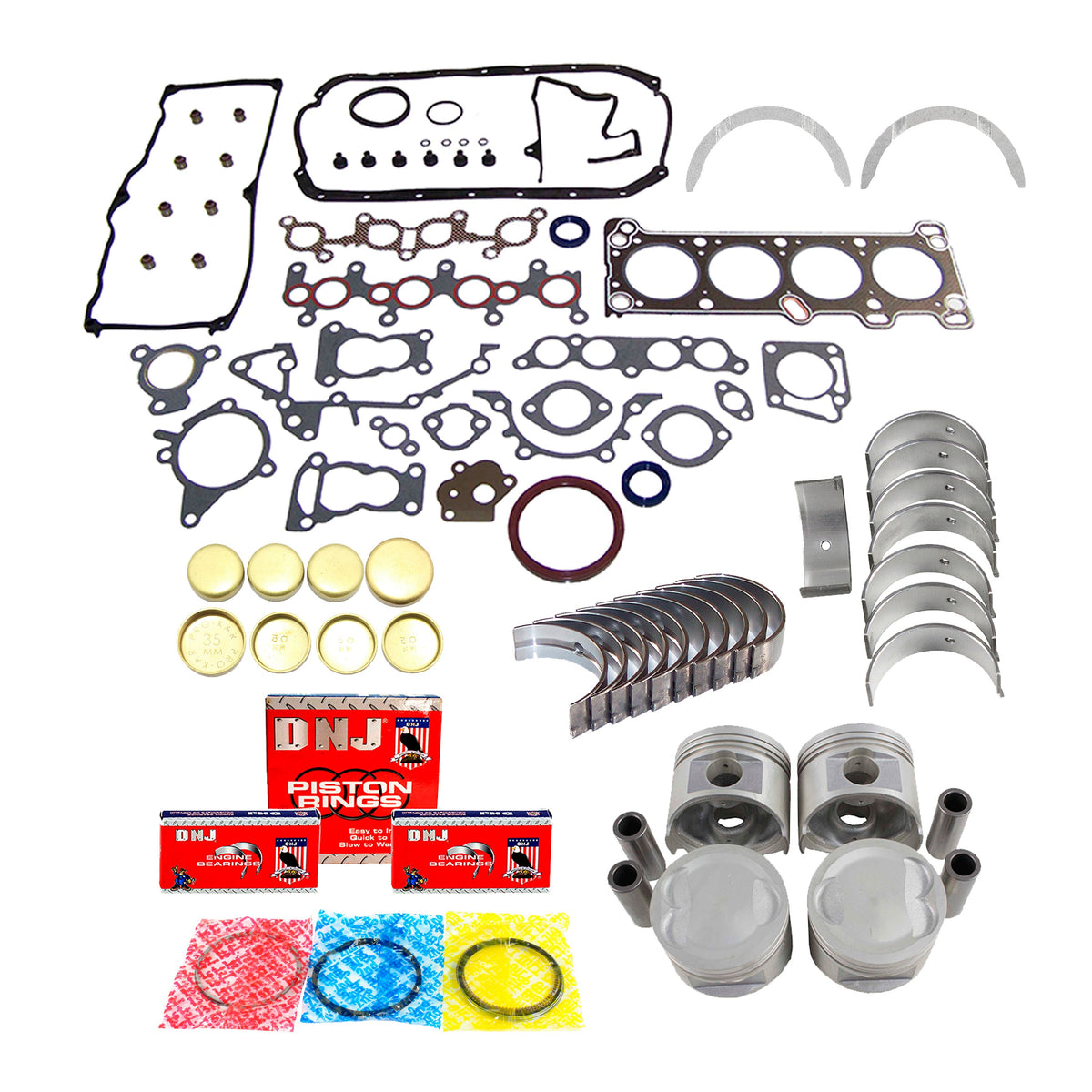 DNJ Engine Rebuild Kit 1988-1993 Ford Festiva 1.3L