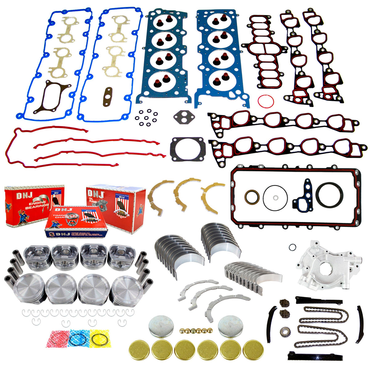 DNJ Master Engine Rebuild Kit 1997-1998 Ford, Lincoln 5.4L
